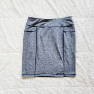 Athleta Grey Mini Skirt